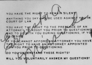 Miranda Rights