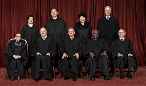 The Justices of the United States Supreme Court in 2018.